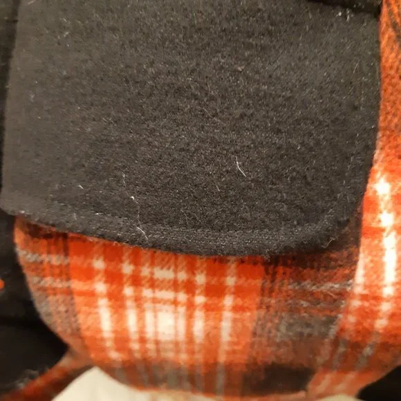 Paparazzi Wool Jacket Orange, White and Black Medium size - Picture 12 of 16